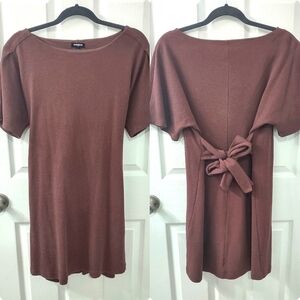 Express Lavender Lilac Textured T Shirt Dress Size M